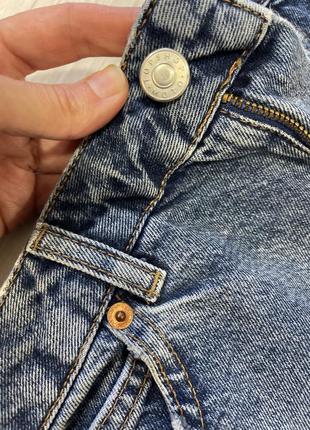 Спідниця джинсова з необробленим краєм4 фото