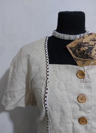 Укороченая блуза етно, бохо , сільський стиль2 фото