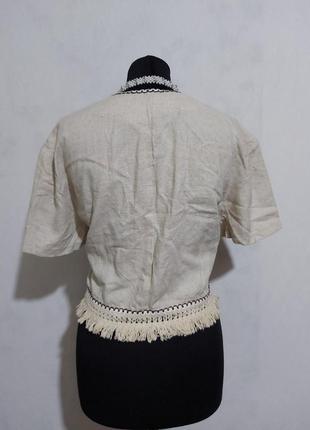 Укороченая блуза етно, бохо , сільський стиль4 фото