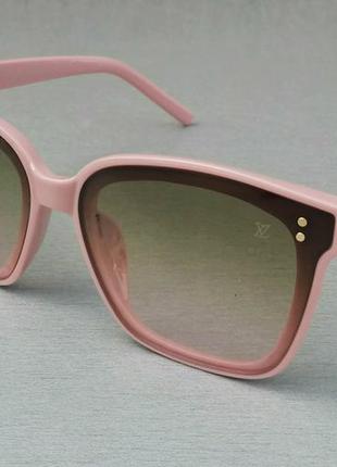 Louis vuitton очки женские солнцезащитные большие бледно розовые  с очень красивым градиентом