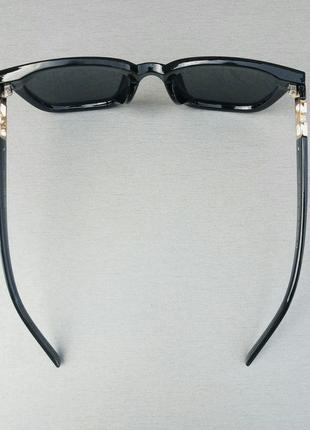 Louis vuitton очки женские солнцезащитные большие черные с золотым логотипом5 фото