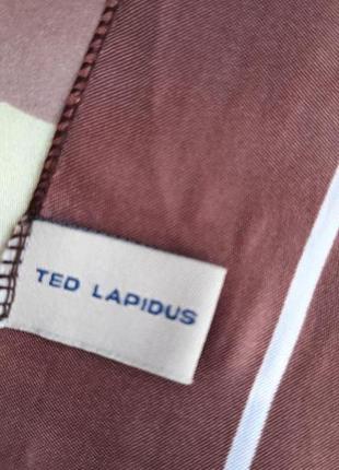 Шикарный платок в цветы ted lapidus4 фото