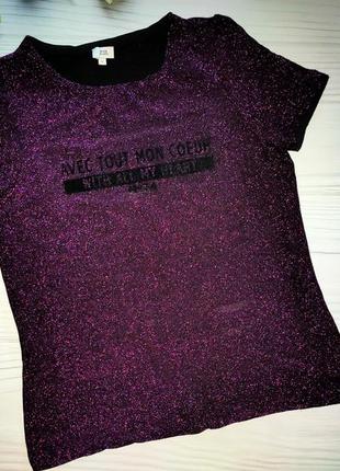 Футболка з люрексом river island