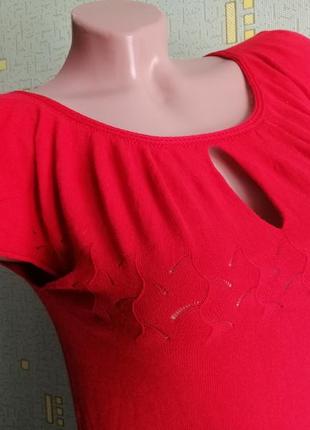 Красная красивая блуза viola3 фото