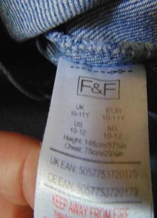 Крутецкий джинсовый сарафан f&f 6