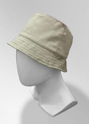 Панама blank bucket hat бежевая женская / мужская панамка