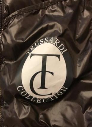 Пуховик пальто trussardi collection6 фото