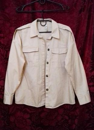 100% хлопок /трендова вільна сорочка з довгими рукавами /сорочка