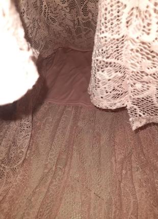 Бесподобная нежная  ажурная юбка с разрезами4 фото