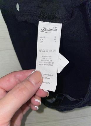 Denim&co чорні джинсові шорти р. 12 /40 4