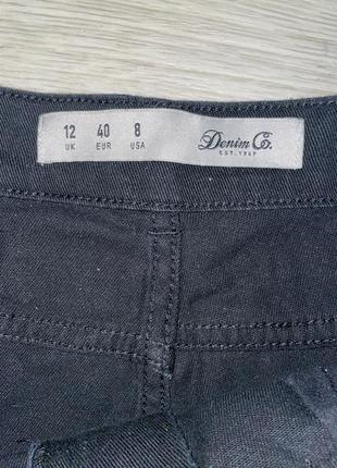 Denim&co чорні джинсові шорти р. 12 /40 2