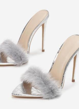 Изящные шлепки с острым носком3 фото