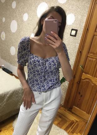 Шикарная блуза-бюстье h&m 2