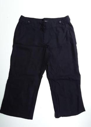 Фірмові лляні бриджі капрі