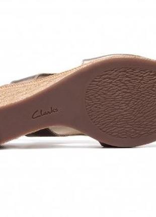 Р.37.5,38,39.5 clarks  женские кожаные босоножки оригинал4 фото