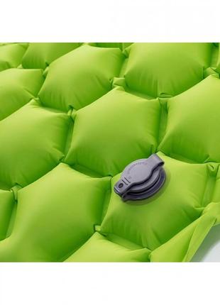 Коврик туристический надувной надувний килимок hi-tec airmat 190x60 зелений ht-airmat190-green5 фото