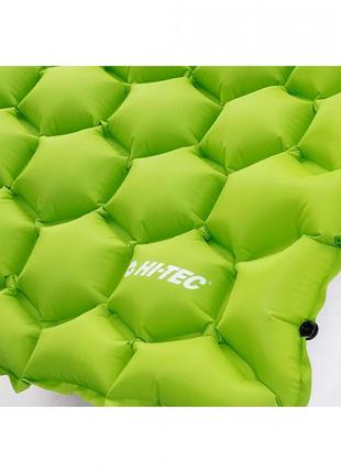 Коврик туристический надувной надувний килимок hi-tec airmat 190x60 зелений ht-airmat190-green4 фото