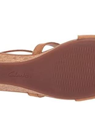 Р. 37, 38, 38.5/39  clarks   замшевые босоножки   оригинал7 фото