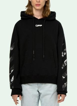 Худи off white caravaggio square over sweatshirt2 фото