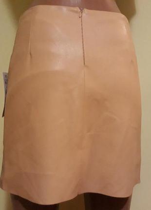 Новая юбка под кожу zara .5 фото