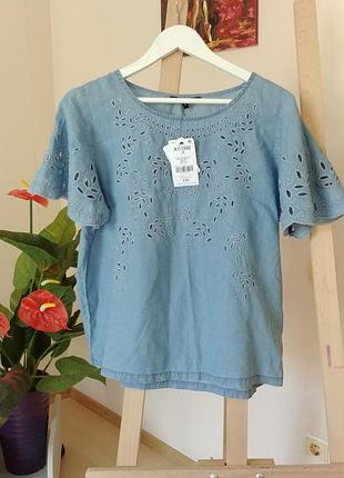 Вишивка прошва  блуза сорочка топ з лиоцела