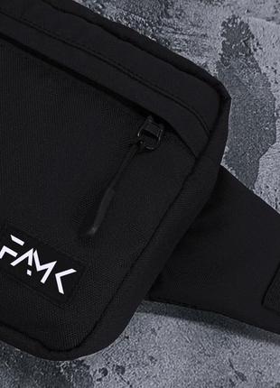 Поясная сумка famk r3 black черная3 фото