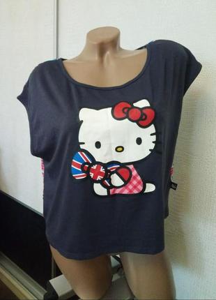 Блуза майка футболка hello kitty