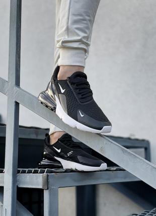 Кросівки nike air max 270 black white кроссовки