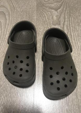 Crocs c6-c7 оригинал шлёпанцы сланцы для мальчика2 фото