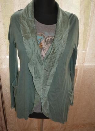 Тоненький теплый кардиган в бельевом стиле с ангорой, massimo rebecchi