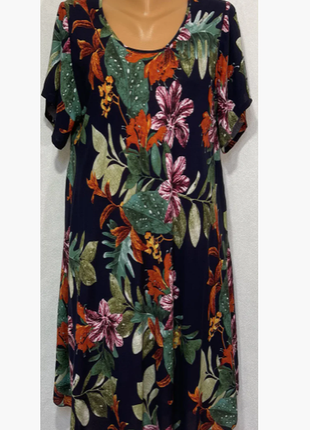 Сукня натуральна тканина бавовна штапель 100% бавовна