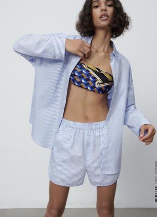💣🔥🚀крутая рубашка оверсайз  zara зара сорочка2 фото