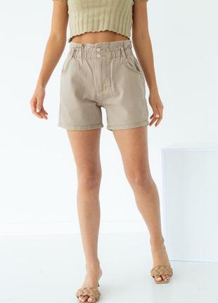 Джинсові шорти на резинці короткі літо туреччина