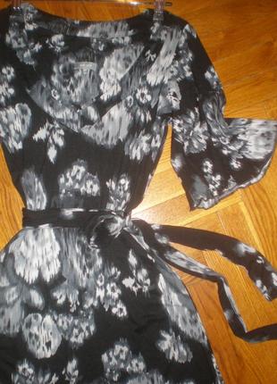 Сукня з рюшами у квіточку рукав -волан per una) 36 -38р 7