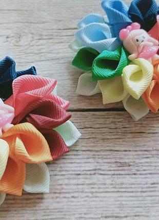 Бантики радуга hand made