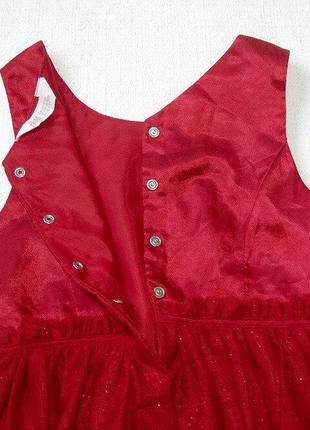 Праздничное платье h&m с блестящей тюлевой юбкой на 7-8 лет9 фото