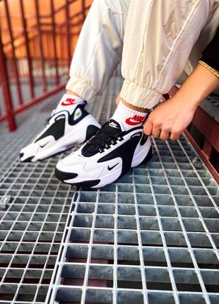 Nike wmns zoom 2k black/white 
черно белые унисекс кроссовки чорно білі унісекс кросівки найк8 фото