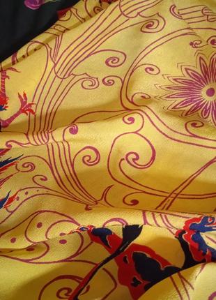 Интересный шелковый платочек актуального цвета2 фото
