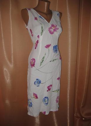 Сарафан платье легкое нежное по колено миди км09371 фото