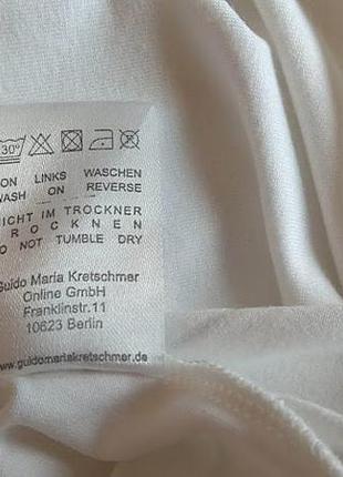 Літня біла блуза guido maria kretschmer (німеччина), футболка віскоза, l р.4 фото