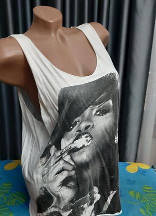 Натуральна майка футболка великого розміру великого розміру