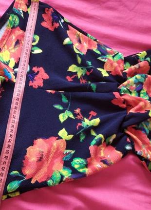 Ромпер комбез шорты майка костюм цветочный4 фото