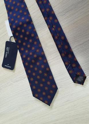 Новый шелковый галстук daniel hechter paris