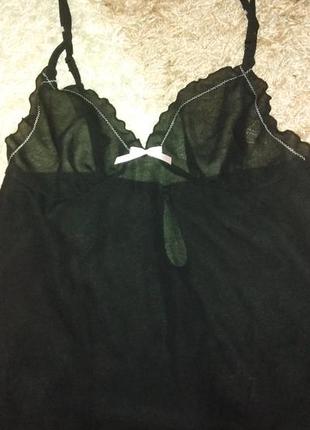 Фирменная шифоновая маечка, пеньюар knickerbox