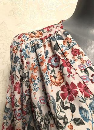 Блуза в цветочный принт8 фото