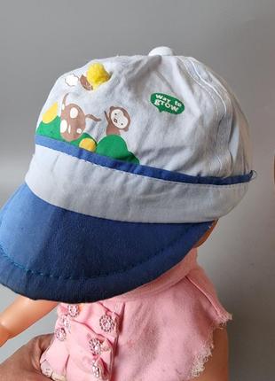 Детская летняя кепка,  для мальчика, хб.  3-5м