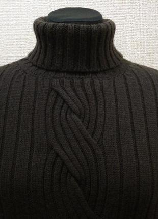 Шерстяной свитер вязаный свитер свитер с косами размера 14/164 фото