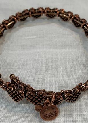 Alex and ani bracelet браслет мідного кольору
