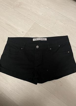 Denim&co чорні джинсові шорти р. 12 /40 5
