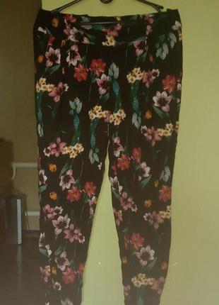 Яркие летние брюки 100% вискоза 46, 48,50р